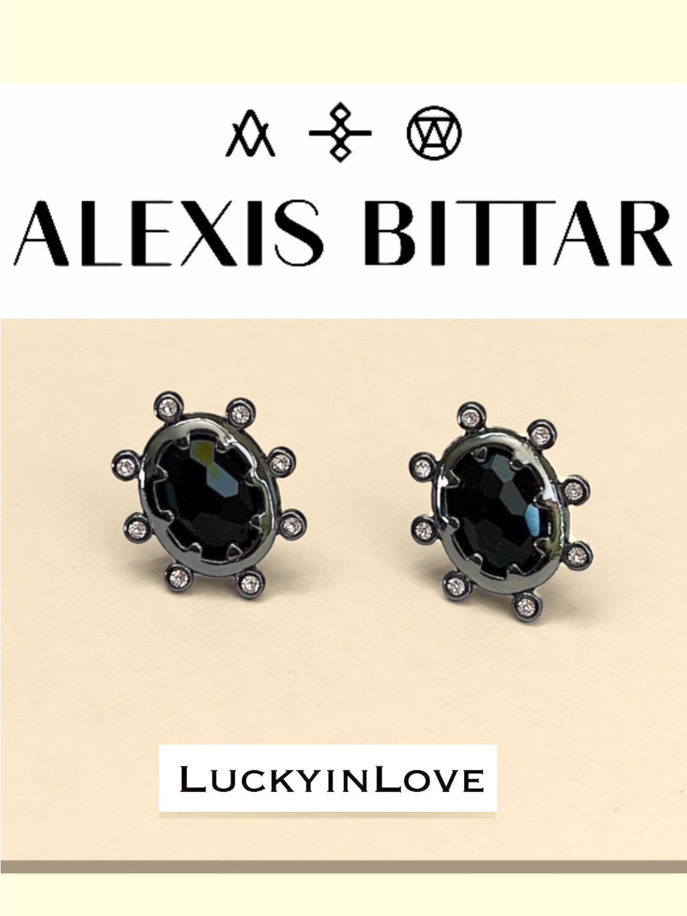 ALEXIS BITTAR • Georgian Crystal Stud Earrings